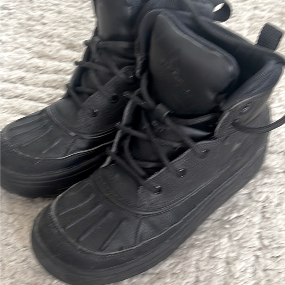 Boys size 2 Nike boots